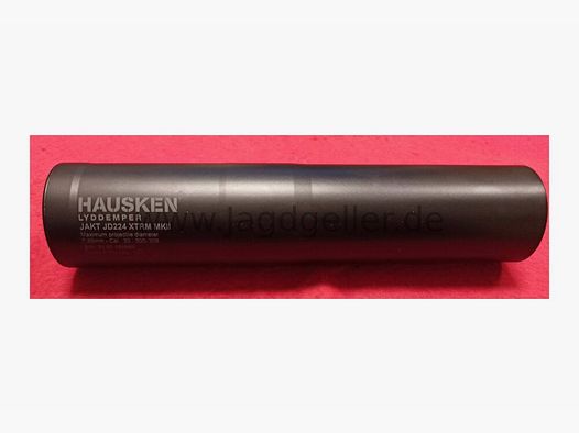 Demper Hausken JD 224 XTRM tot kaliber 30 (ook beschikbaar in andere kalibers