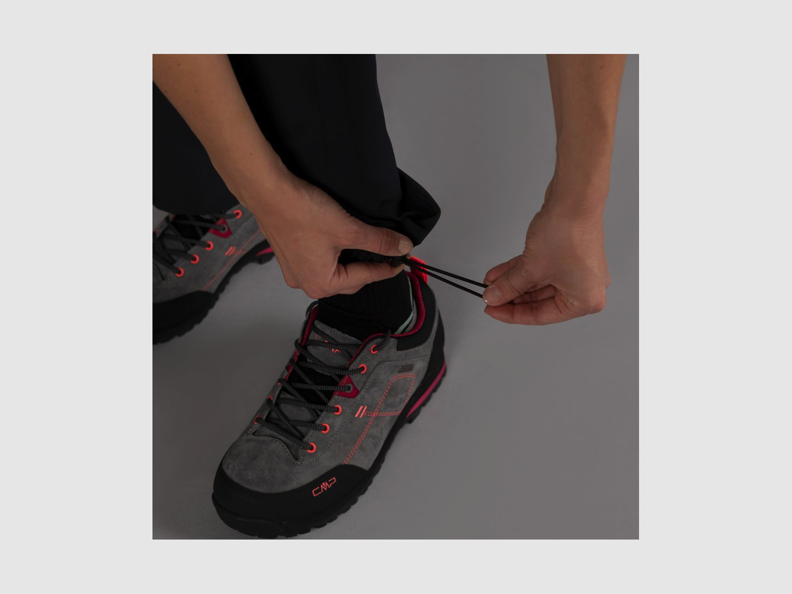 CMP Damen-Zip-Off-Trekkinghose Schwarz Blau