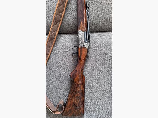Exklusive Simson Suhl Bockdoppelbüchse Kaliber 8x57 IR – Sammlerstück im Bestzustand