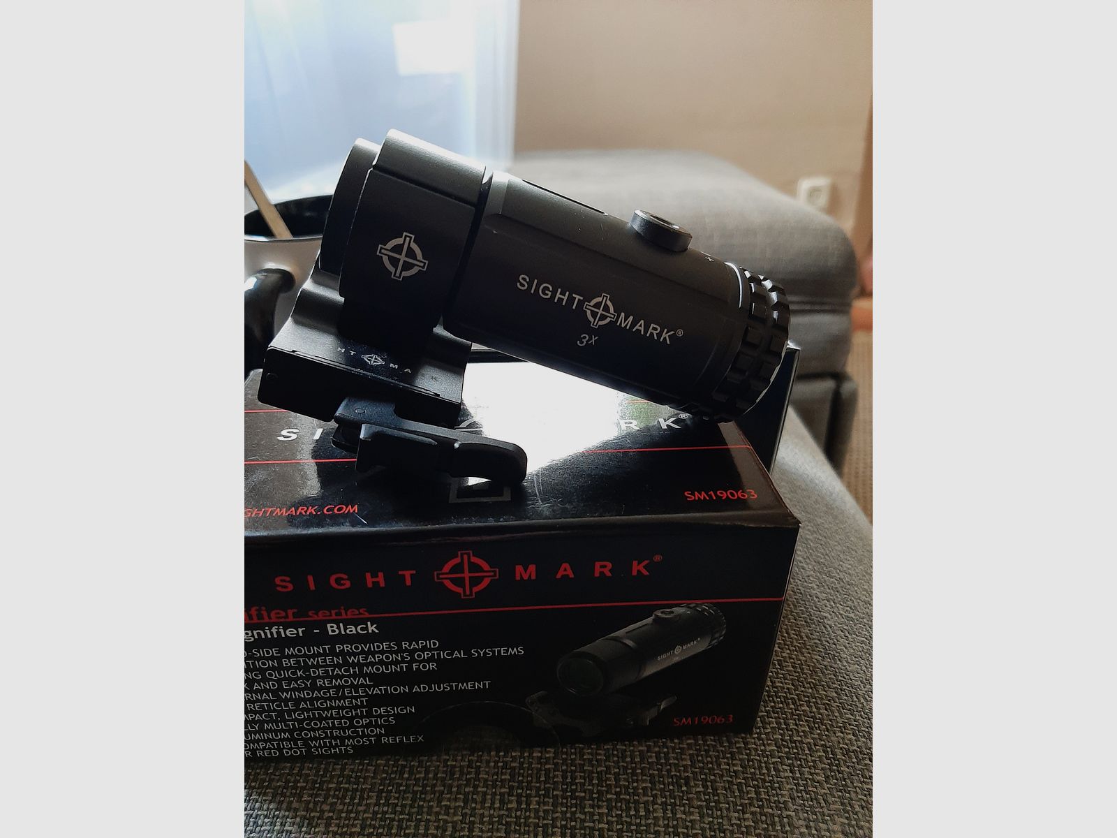 Sightmark ultra shot a-spec rotpunkt  + t3 magnifier 