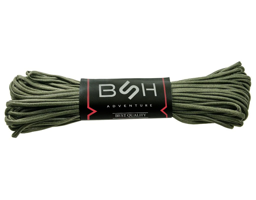 Linka Paracord BR-005A BSH do 180 kg, 30 m, zielona