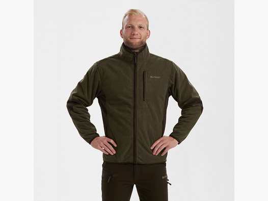 Gamekeeper Bonded Fleece Jacket - Graphite Green Melange - Size: S