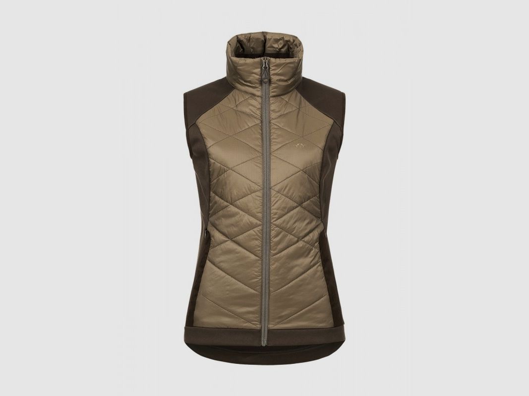 Damen Fleece Weste Braun