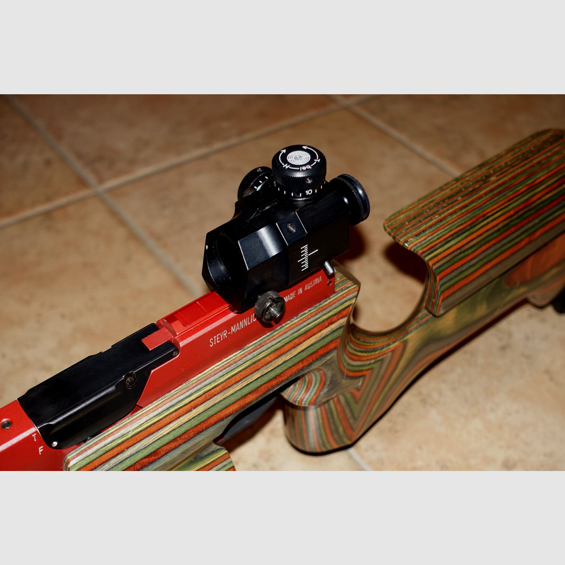 Steyr Match Air Rifle LG-10P Stabilizer + Cartridge TÜV 2033 + Bag