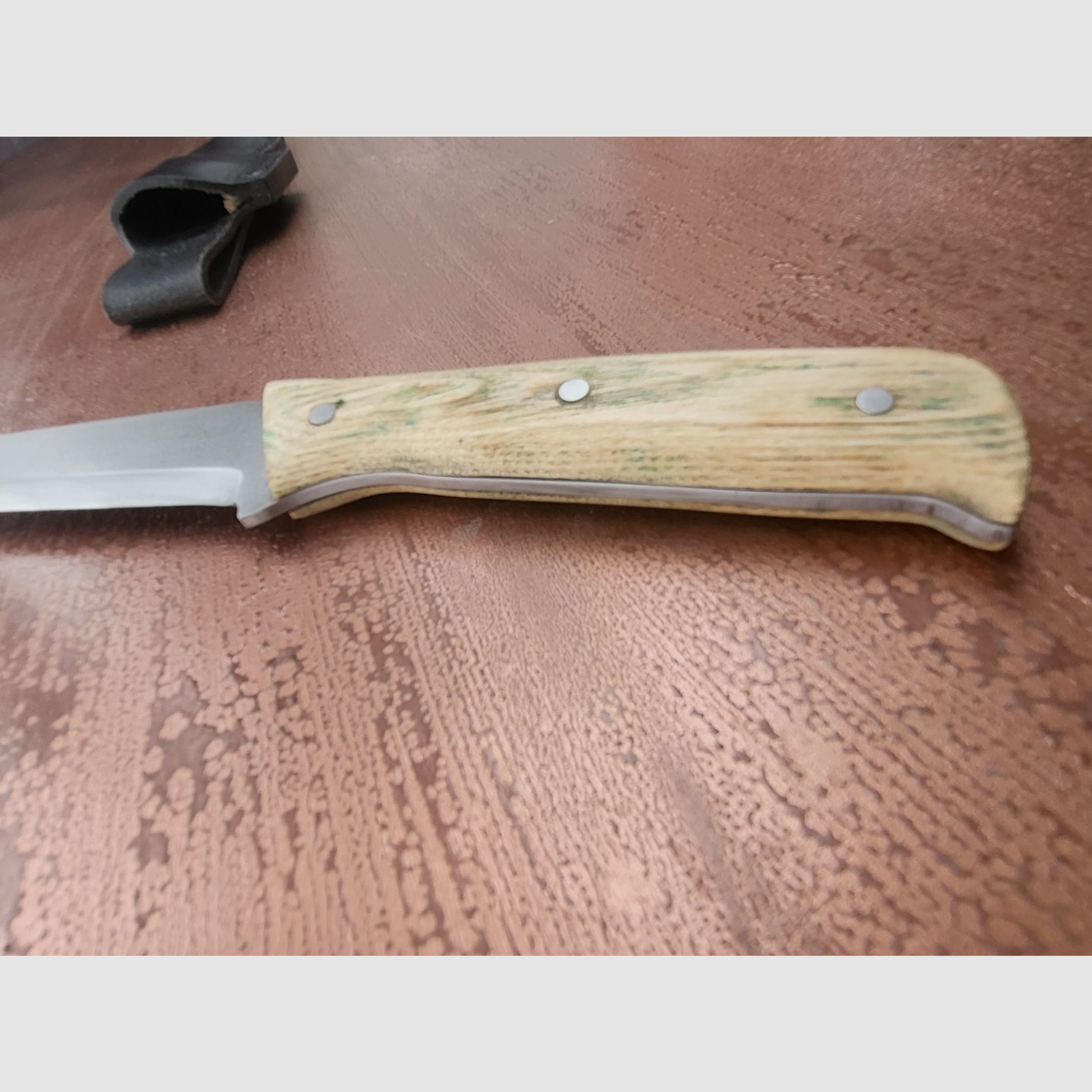 Selbstgebautes einfaches Outdoormesser, Einzelstück