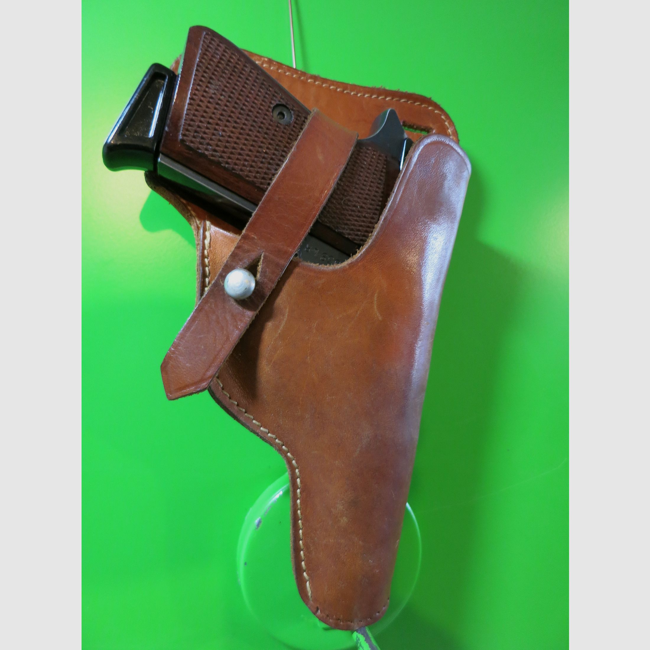 Belt holster DBGM holster, G.D.H, for pocket pistols like Walther PP-