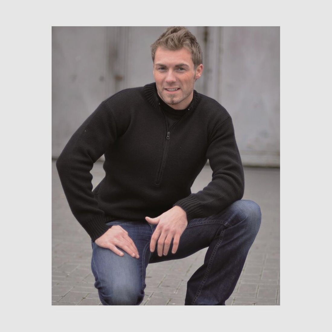 Mil-Tec Schweizer-Armee-Pullover Farbe: khaki, Größe: L