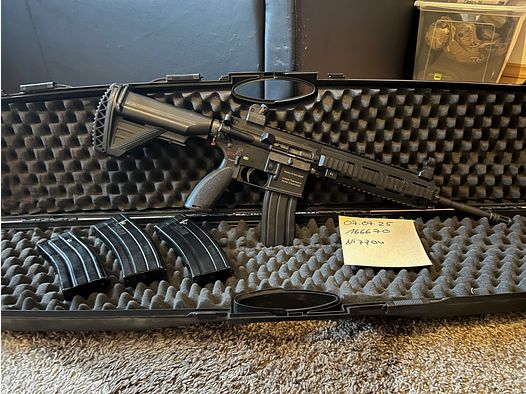 VFC HK416 D GBB mit 4 Magazinen und Koffer 