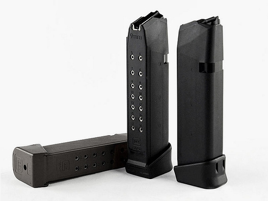GLOCK HighCap magazines with loader black 9mm, Compact - 10+2rd *Discontinued item*, G26