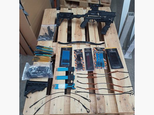  Steambow AR-6 Stinger II Tactical Armbrust mit viel zubehör!