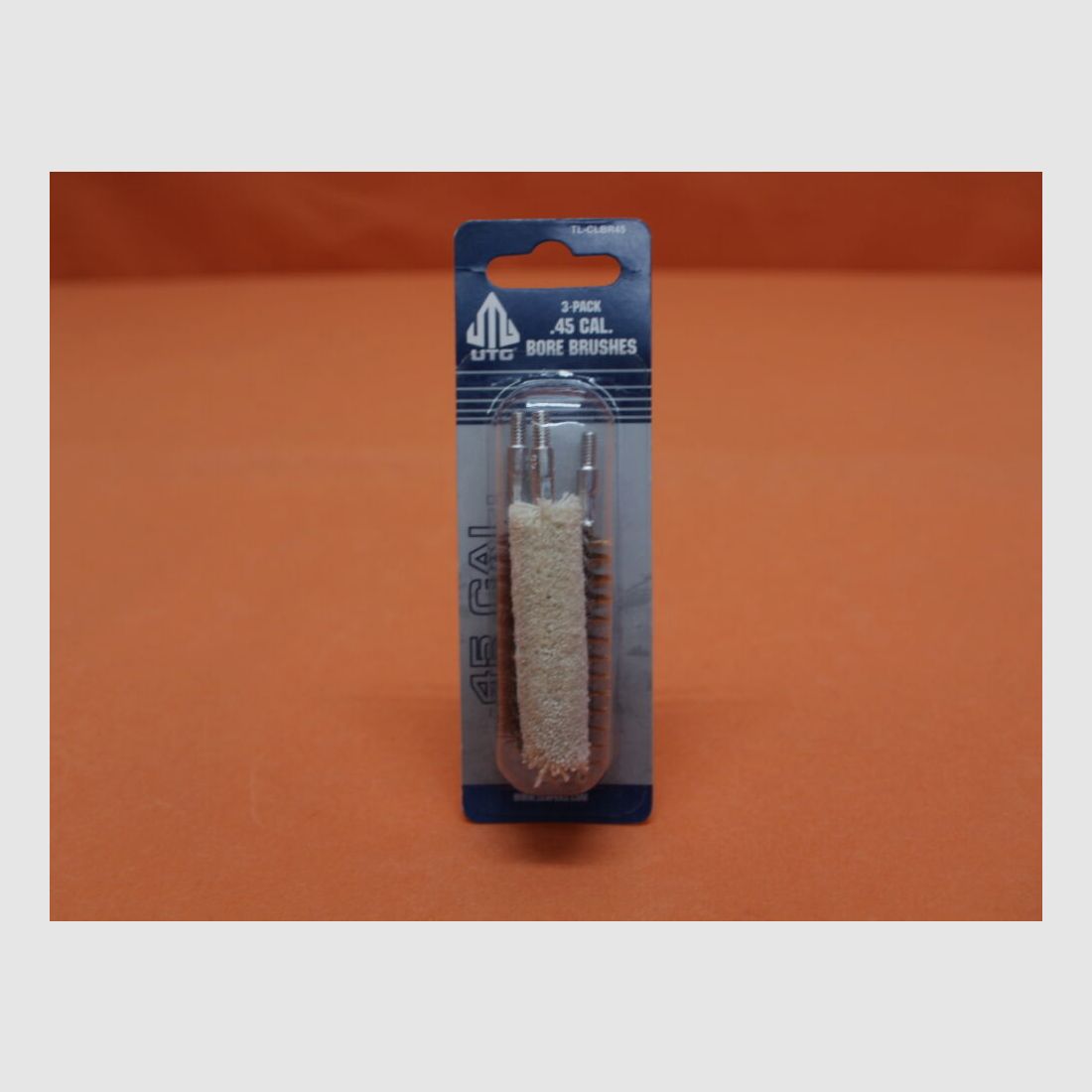 UTG - Leapers UTG Bore Brushes .45 (TL-CLBR45) Gwint 8-32 Zestaw 3 sztuk: waciki bawełniane / szczotka mosiężna / szczotka nylonowa