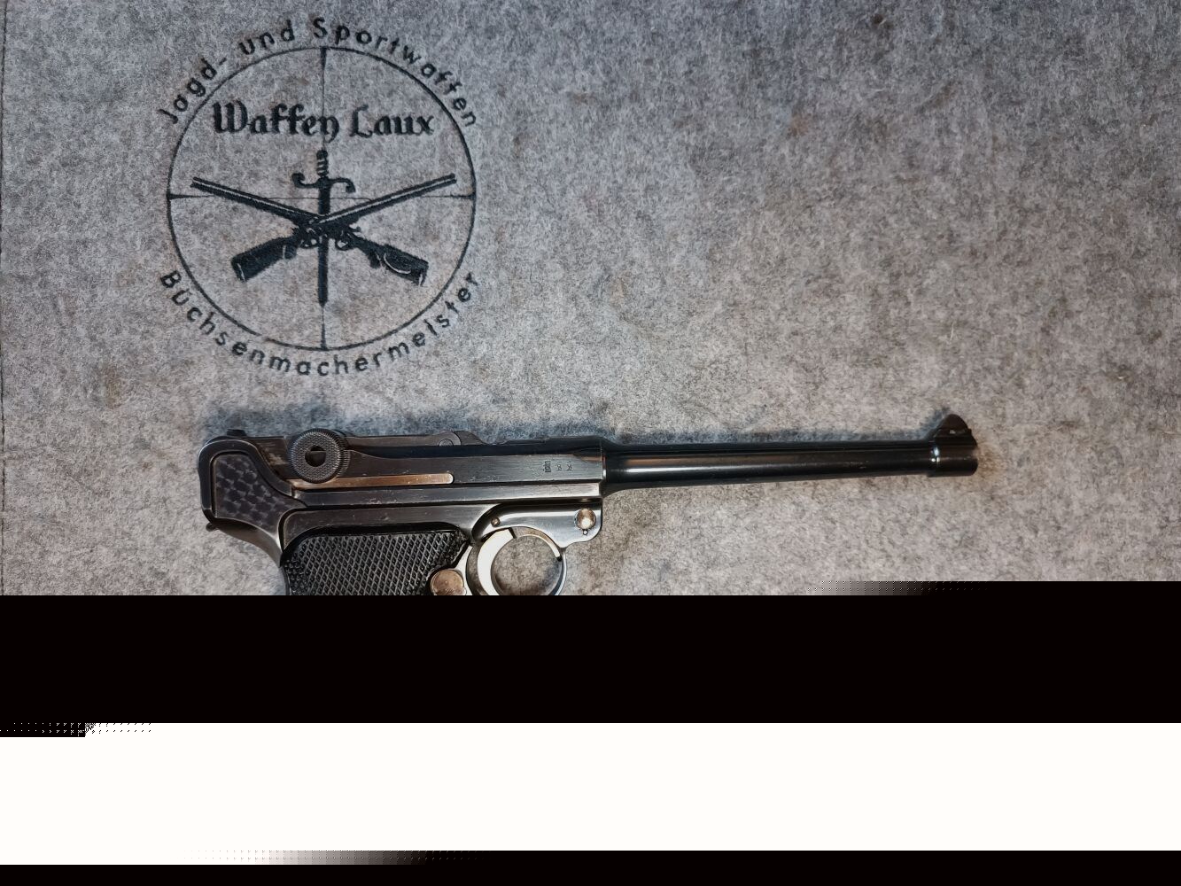 Mauser S/42 Luger P.08 1918 lange loop + repro holster kolf