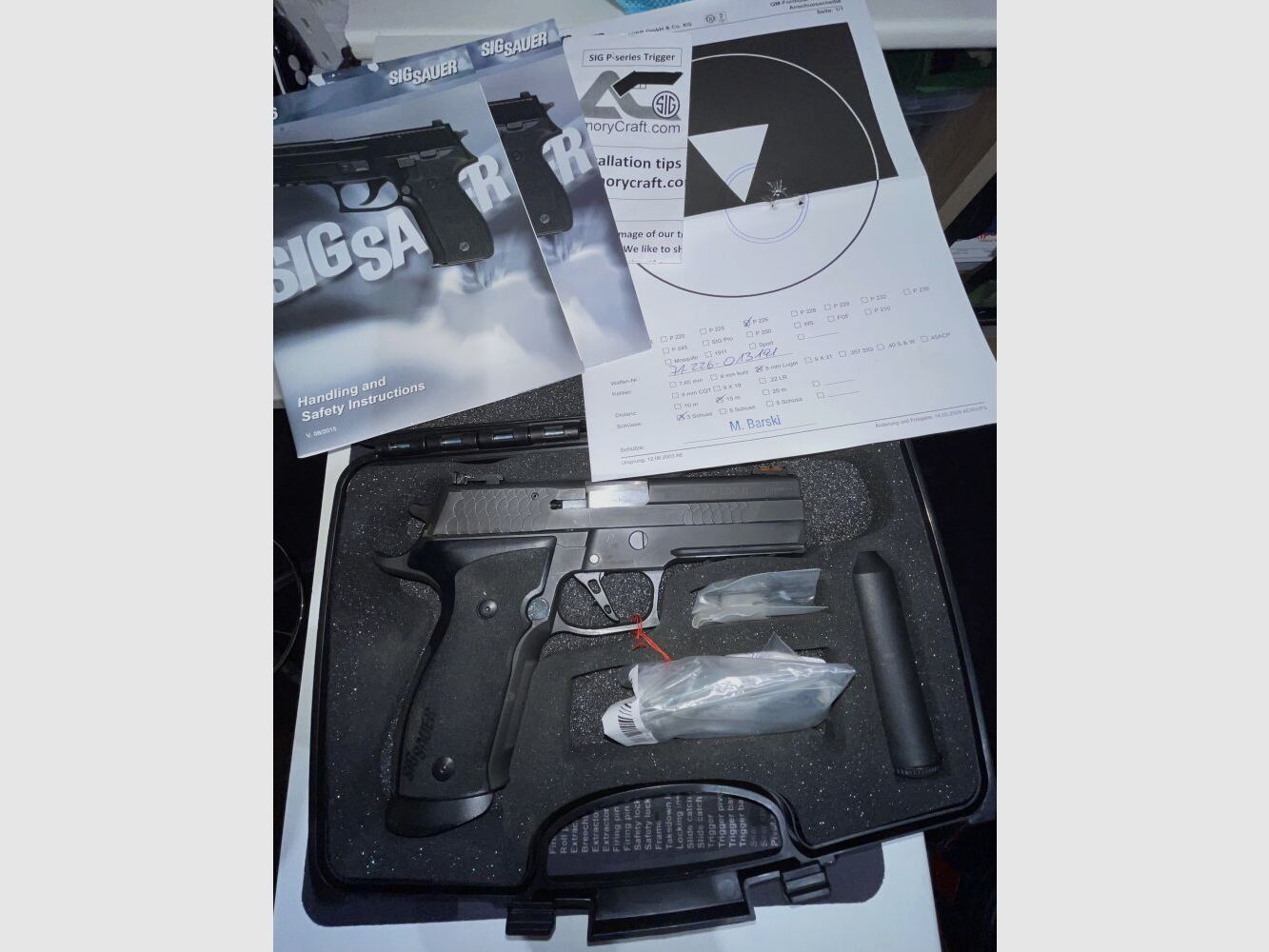 SIG Sauer P226 LDC II CLUB30 - Fullset! Top für IPSC!