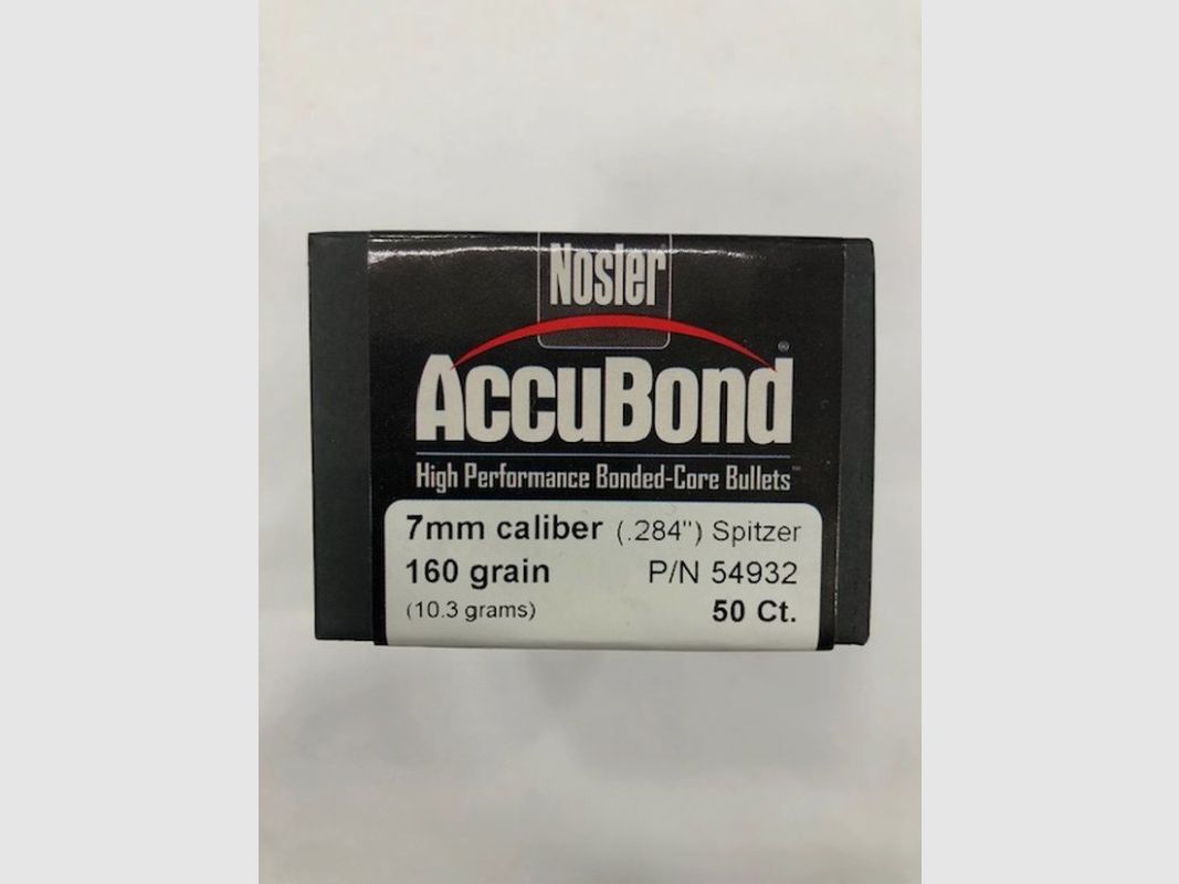NOSLER ACCUBOND GESCHOSSE 7MM GR 160, Bild 3 von 4