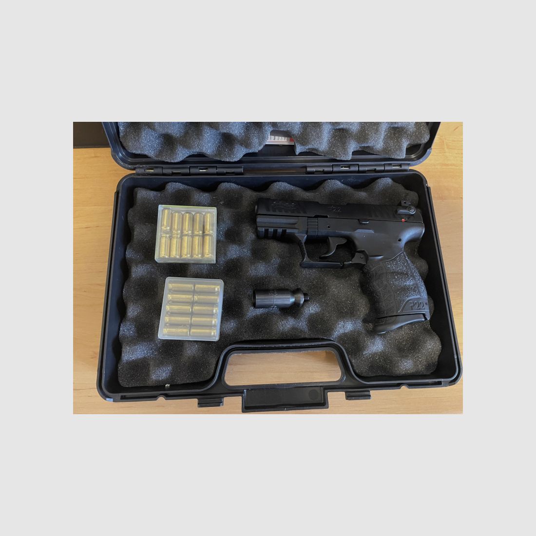 Walther P22 Q 9 mm P.A.K. black/schwarz