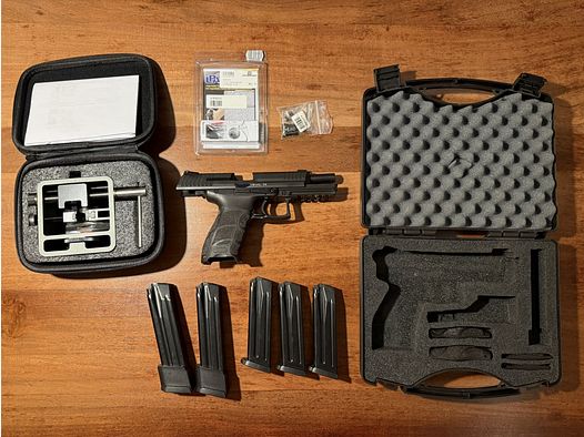 P30L mit 5 Magazinen und 2 LPA Visieren (Fiber und Luminova/Nachleuchtend)