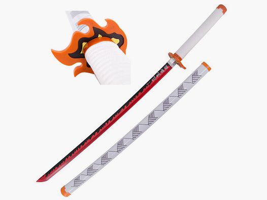 Katana en bambou épée lumineuse Kyojuro Rengoku