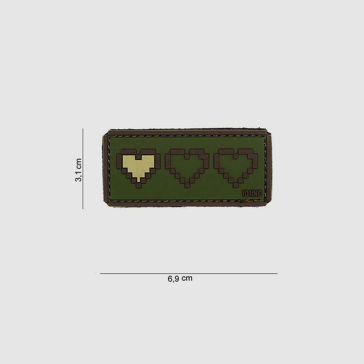 PATCH – TOPPA 3D AUS PVC ULTIMA VITA grün #14015