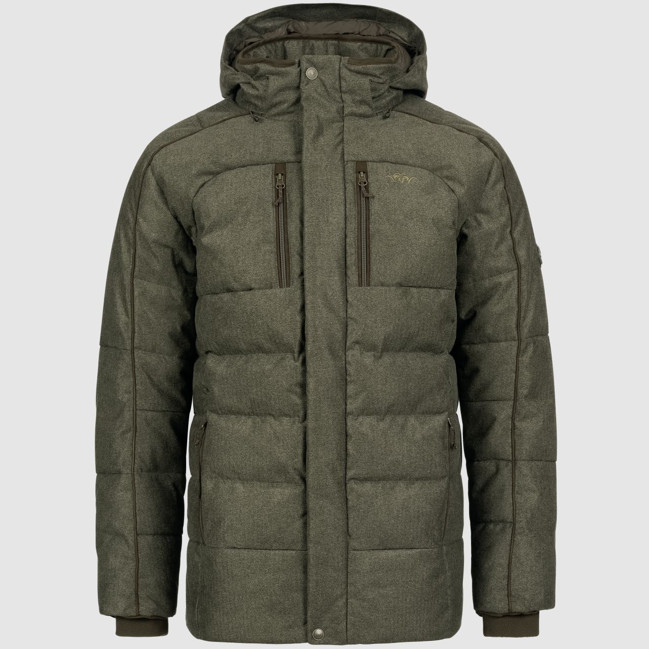 Blaser Herren VINTAGE Radiation Daunen Jacke olive melange / schwarz