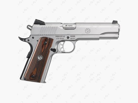 Pistolet RUGER SR1911 STAINLESS SATINÉ Cal. 45 ACP