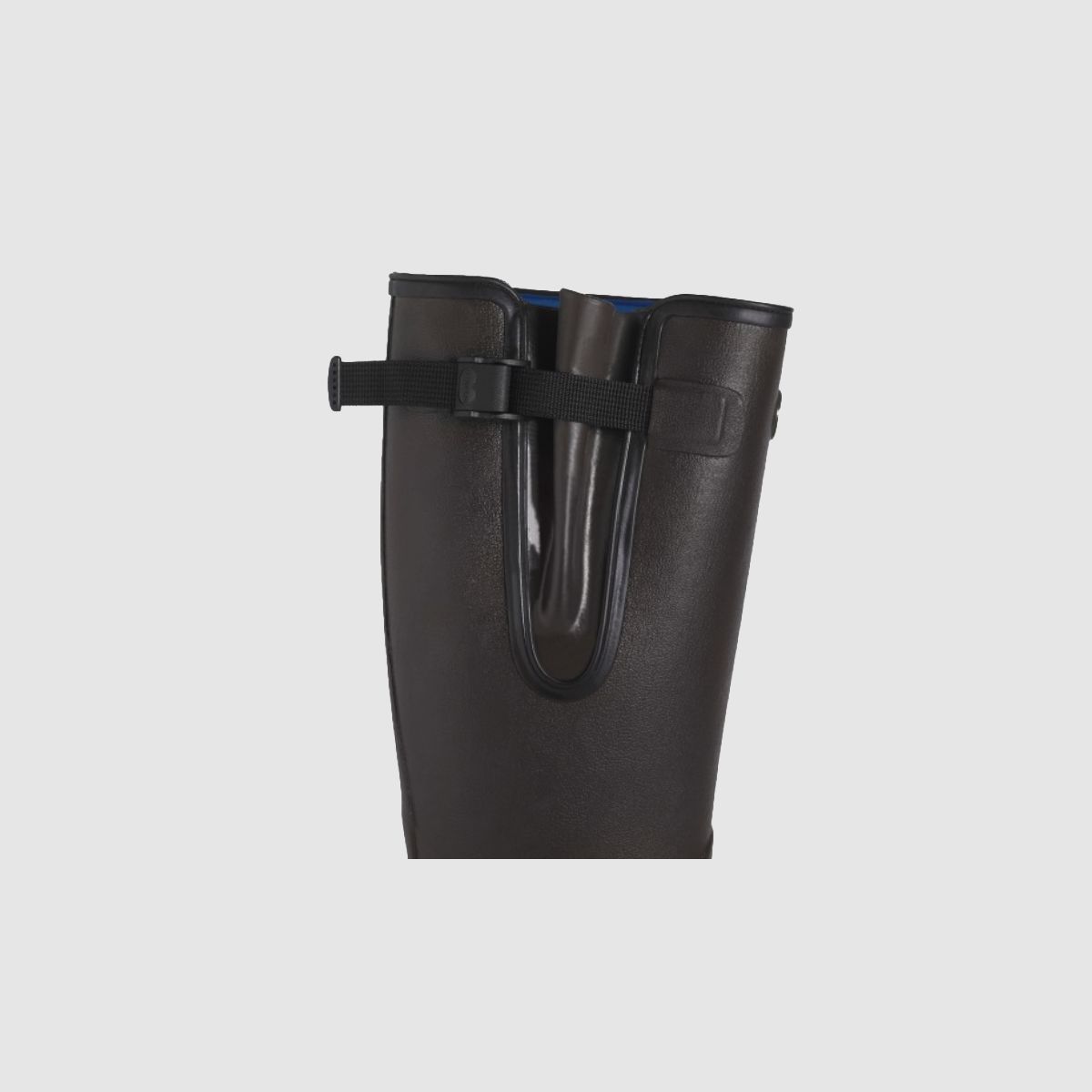 LE CHAMEAU Vierzonord herenlaarzen met neopreen voering Donkerbruin