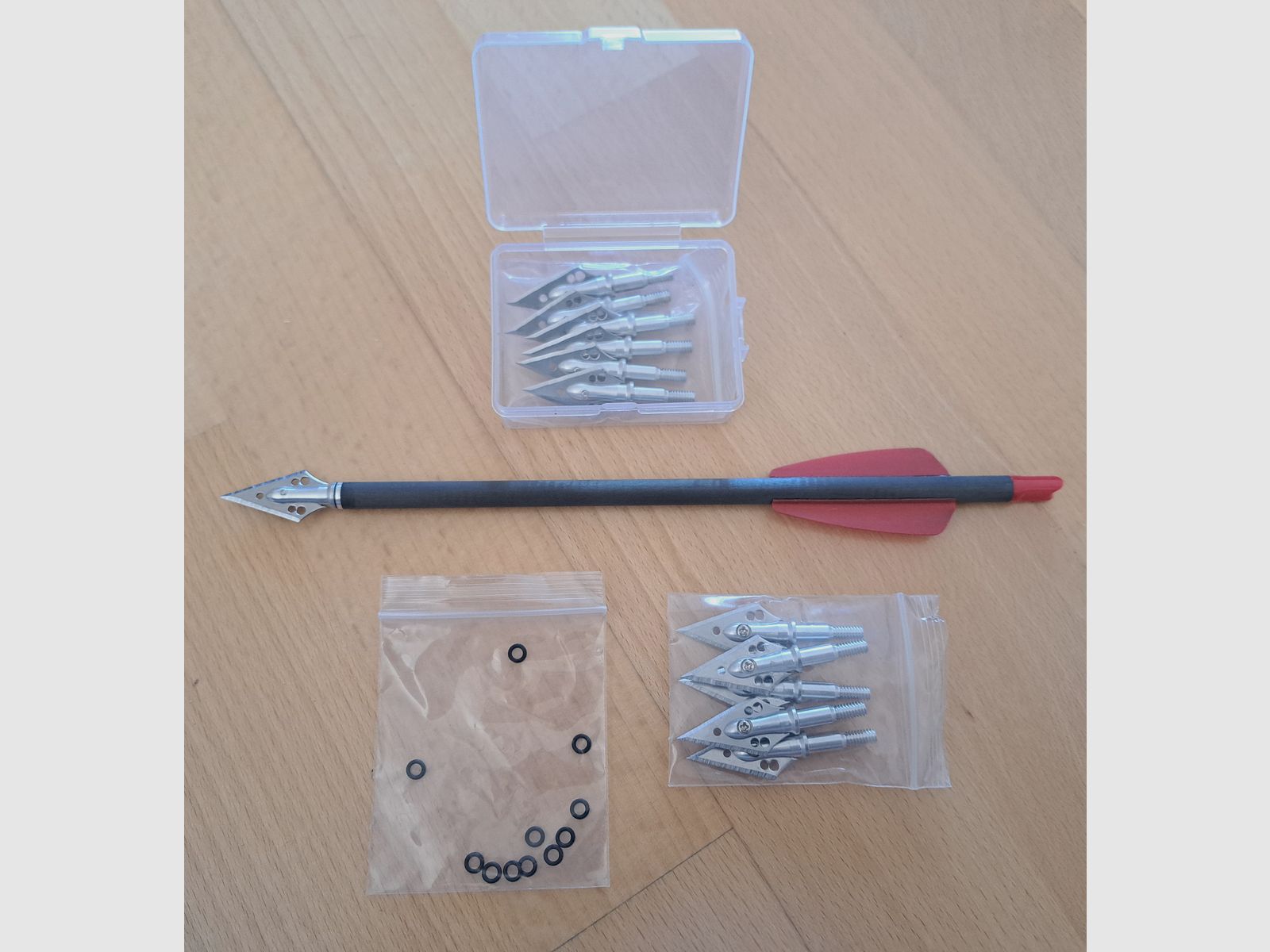 12x Jagd Pfeilspitzen Broadhead für z.B. Cobra Adder