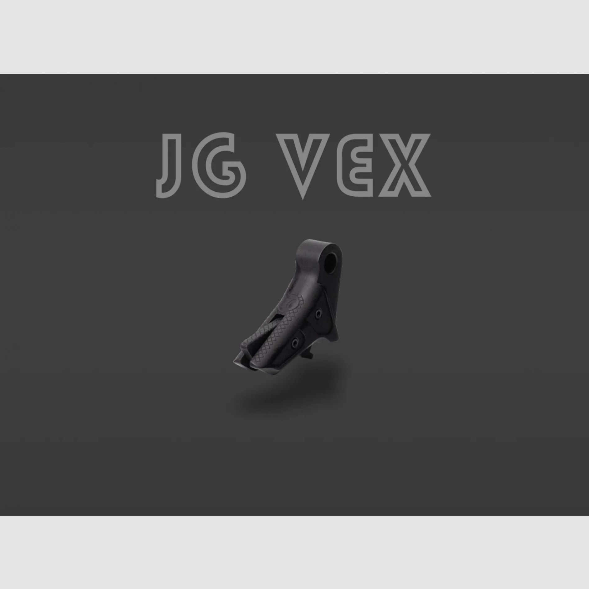 JOHNNY GLOCK VEX – convex face trigger shoe, image 1 of 9