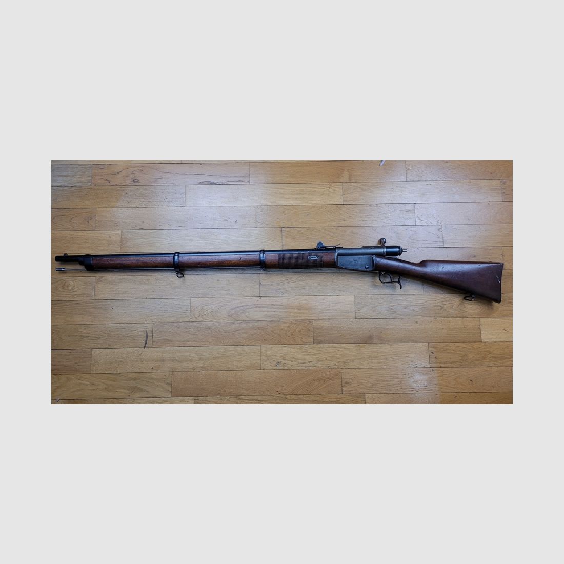 Sehr schönes Schweizer Gewehr Vetterli – Modell 1871 – Kaliber 10,4mm – 11 Schuss Röhrenmagazin – Einheitsnummer – exzellenter Lauf – revolutionäres europäisches Gewehr – TBE++, Bild 23 von 28