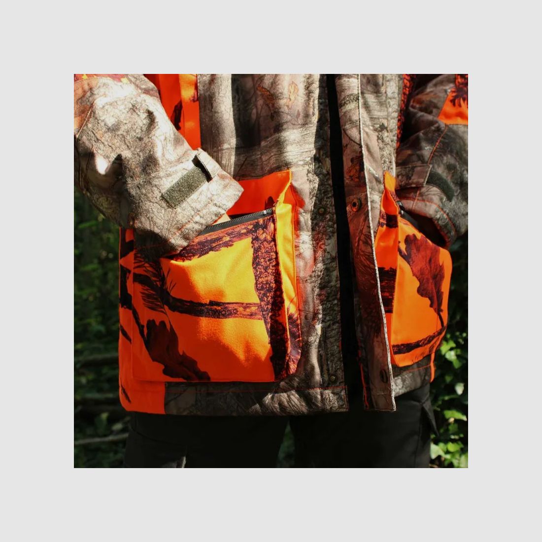 Warm Hunt 4 Hoodie warme camo oranje M tot 3XL, afbeelding 6 van 16