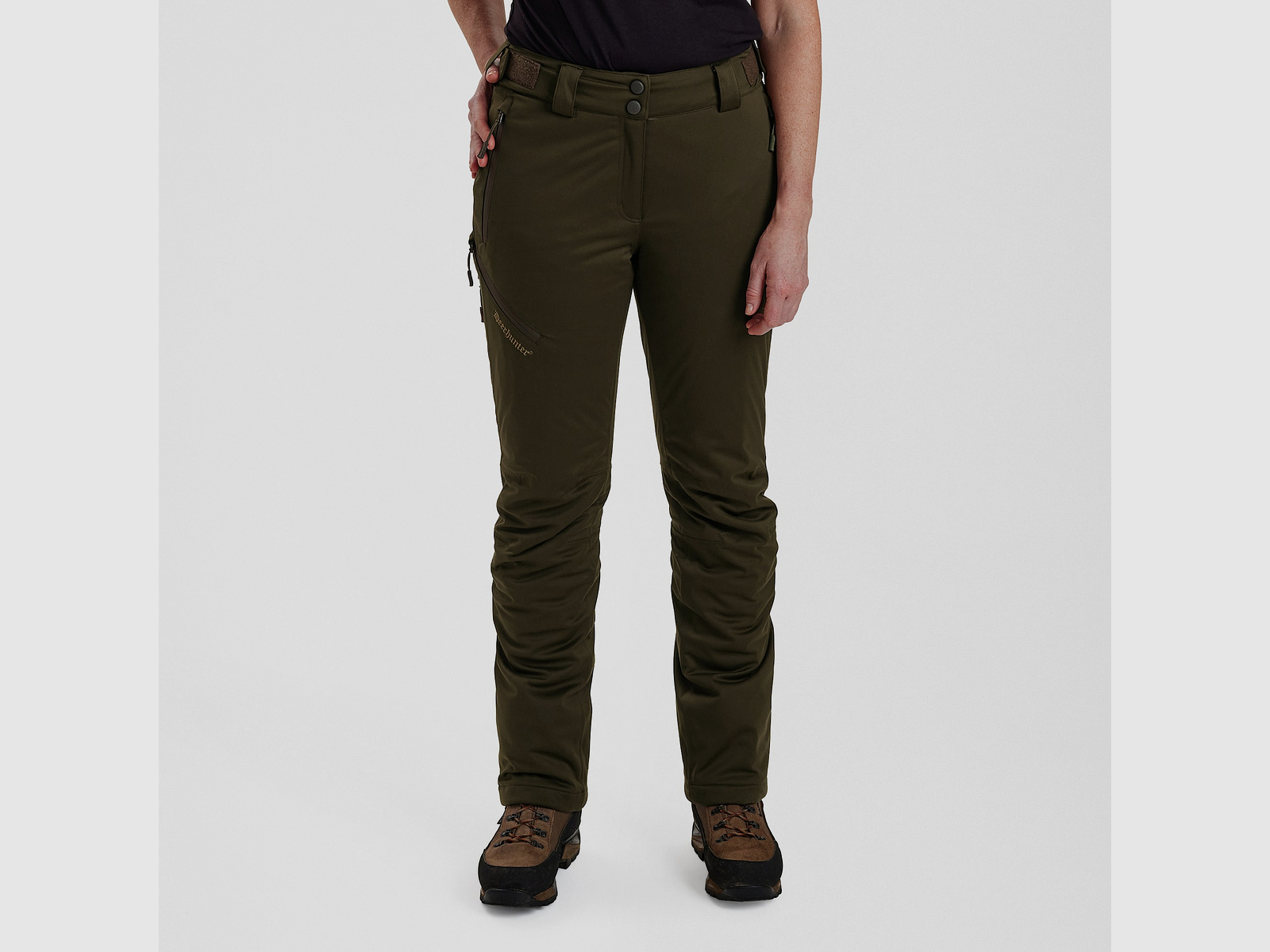Deerhunter Lady Excape Pantaloni Invernali Art Green 38