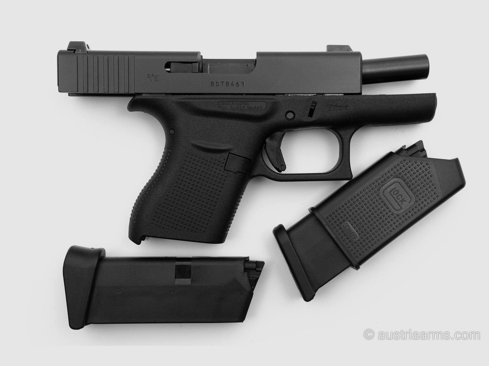 Glock 43, als nieuw gebruikte vuurwapen, 9×19 mm, afbeelding 2 van 4