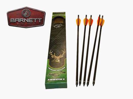 BARNETT Armbrustbolzen HEADHUNTER, Carbon, 20 Zoll, Half Moon Nocke, 5 StĂĽck