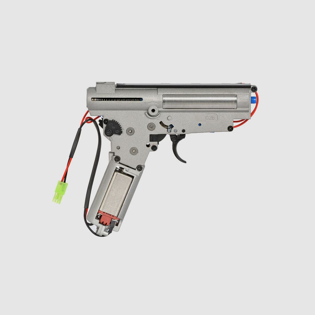 Cyma V3 - Komplettgearbox für AK mit Neodymmagnet-Motor, Federschnellwechselsystem, mit Hauptfeder für S-AEG