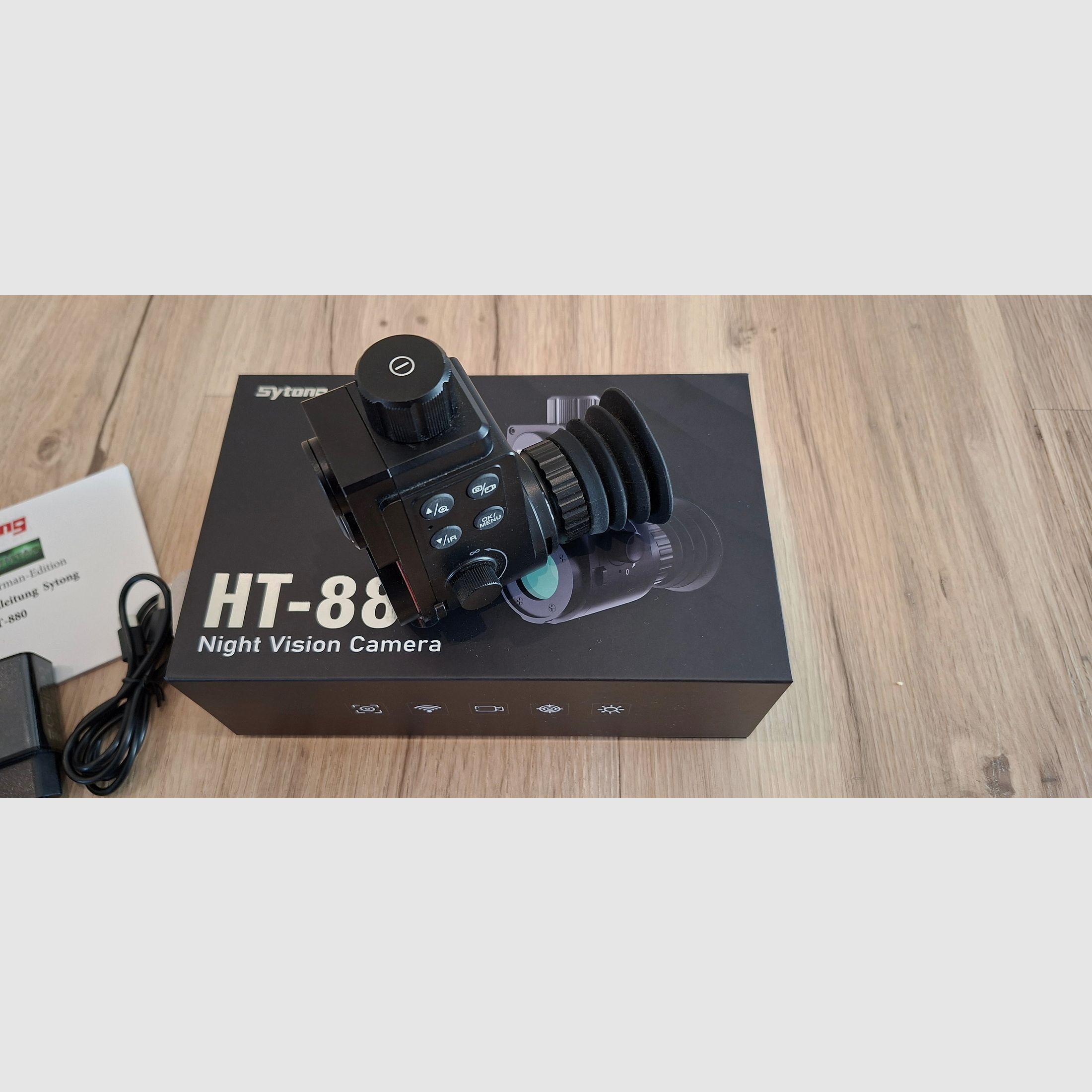 Sytong HT-880 Duitse Editie 16 mm Nachtzichtapparaat + 850 nm IR-Straler