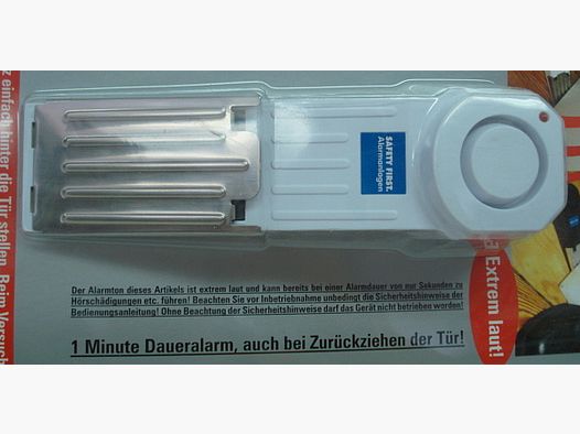 Türstopper Safety First - weiß