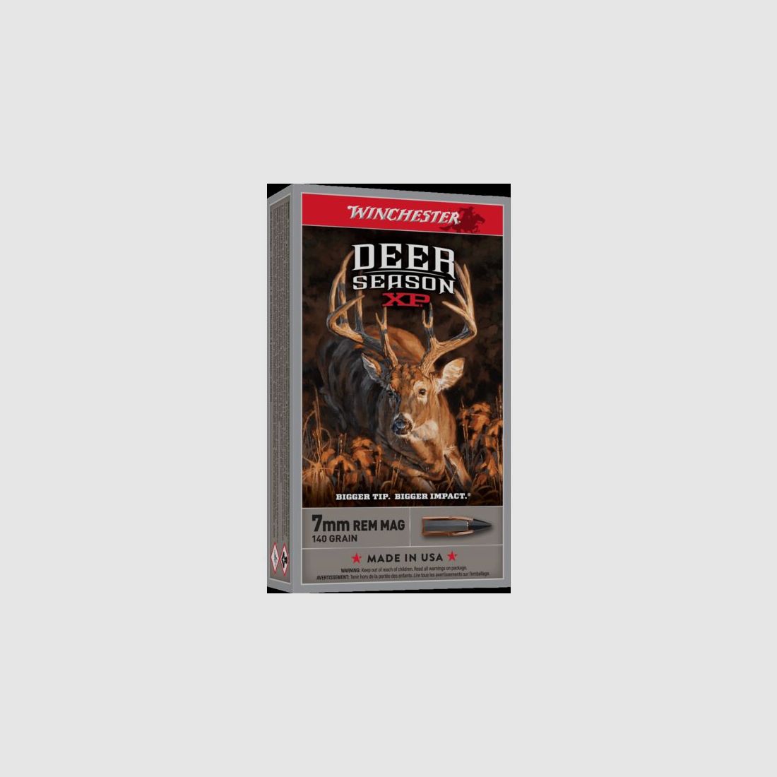 Winchester Extreme Point Jagdpatronen Kaliber 7mm REM, Bild 1 von 8
