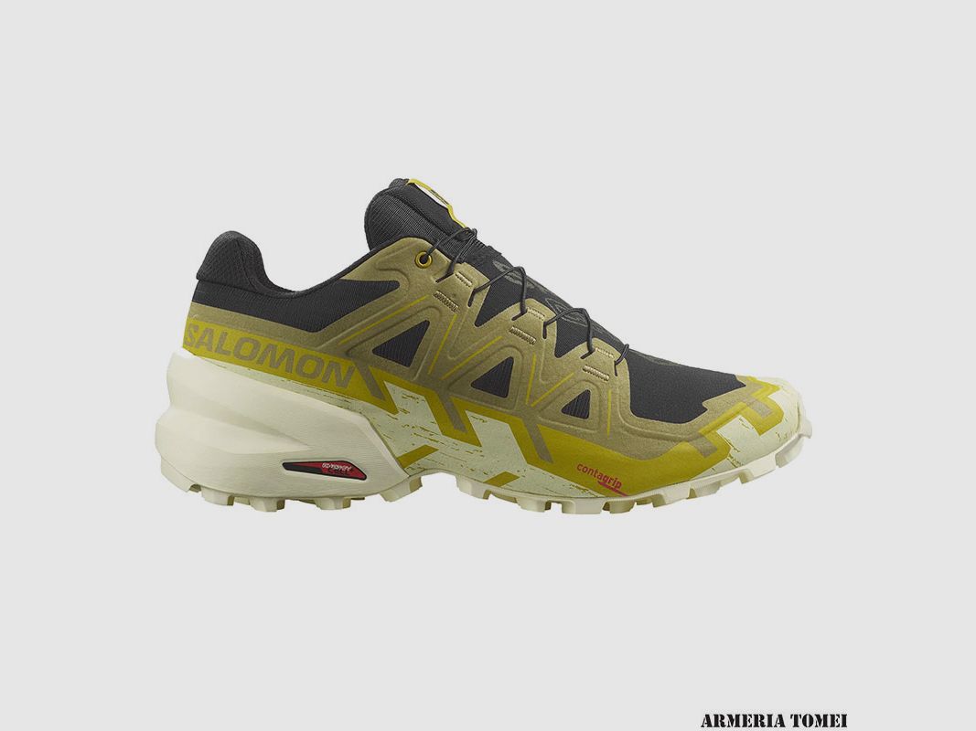 SALOMON – MAN – SPEEDCROSS 6 Black / Cress Green / Transparent Yellow, image 1 of 8