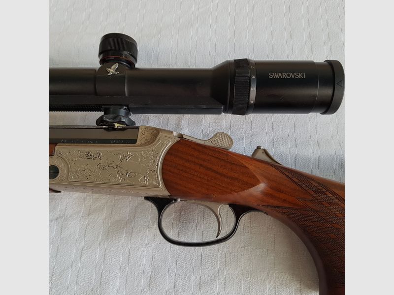 Blaser Kipplaufbüchse Mod. K770 Kal. 30R Blaser Zielfernohr Swarovski 3-12x50 Abs. 4 mit Leuchtpunkt