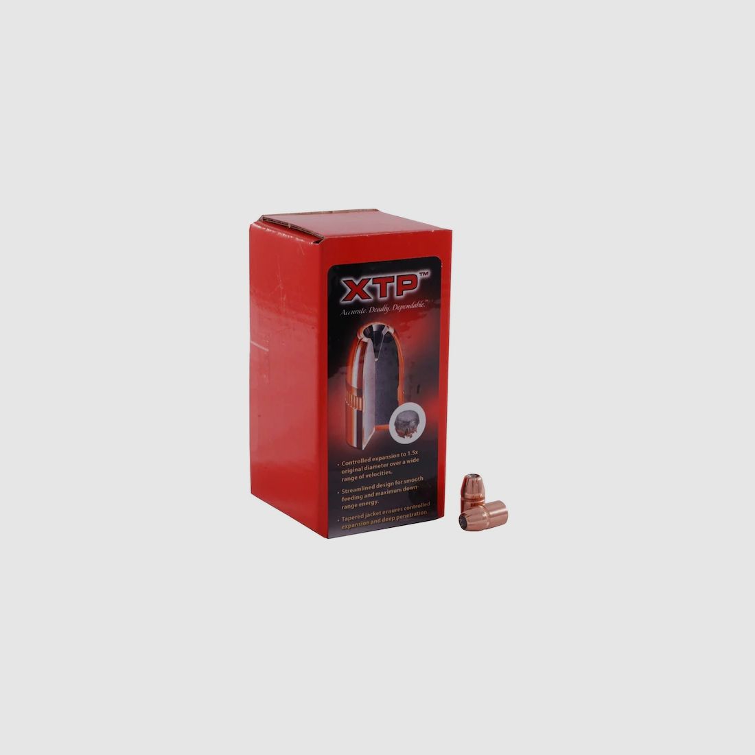Hornady Geschoss .38/.357 HP/XTP mit Crimprille 158GR 100 Stück
