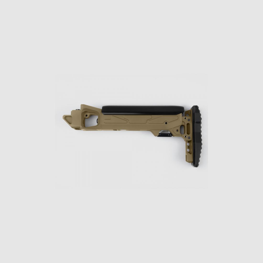 KPYK Fester Teleskop Hinterschaft für AK CRC 9035 Coyote Tan