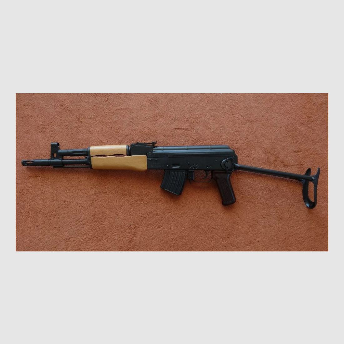 Cugir SL-Büchse; Cugir WS1-64 SB(Short Barrel )Metallklappschaft Cal.7,62x39mm, Bild 1 von 3