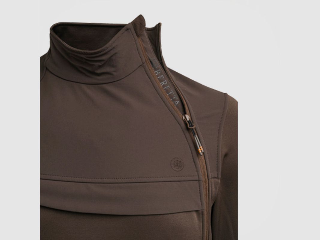 MAGLIA – BERETTA – BINOSTASH ANORAK FLEECE Brown Bark, image 3 of 5