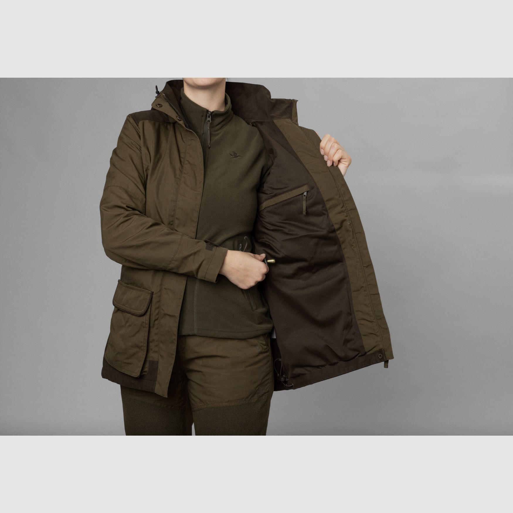Seeland Key-Point Kora Jacket - Pine Green/Grizzly Brown, afbeelding 6 van 10