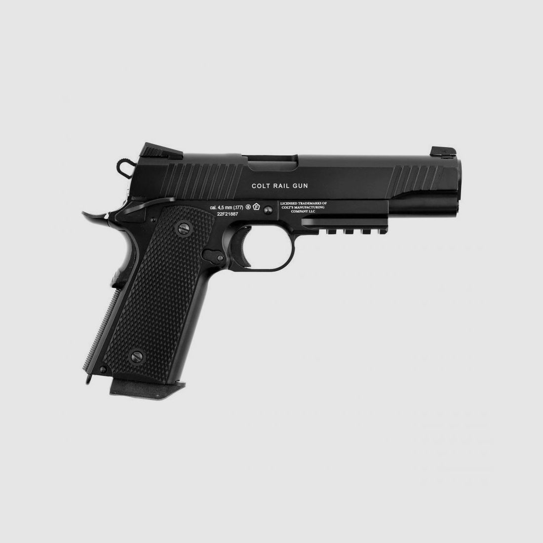 Pistolet wiatrówka Colt M45 CQBP czarny 4,5 mm BB, zdjęcie 2 z 6