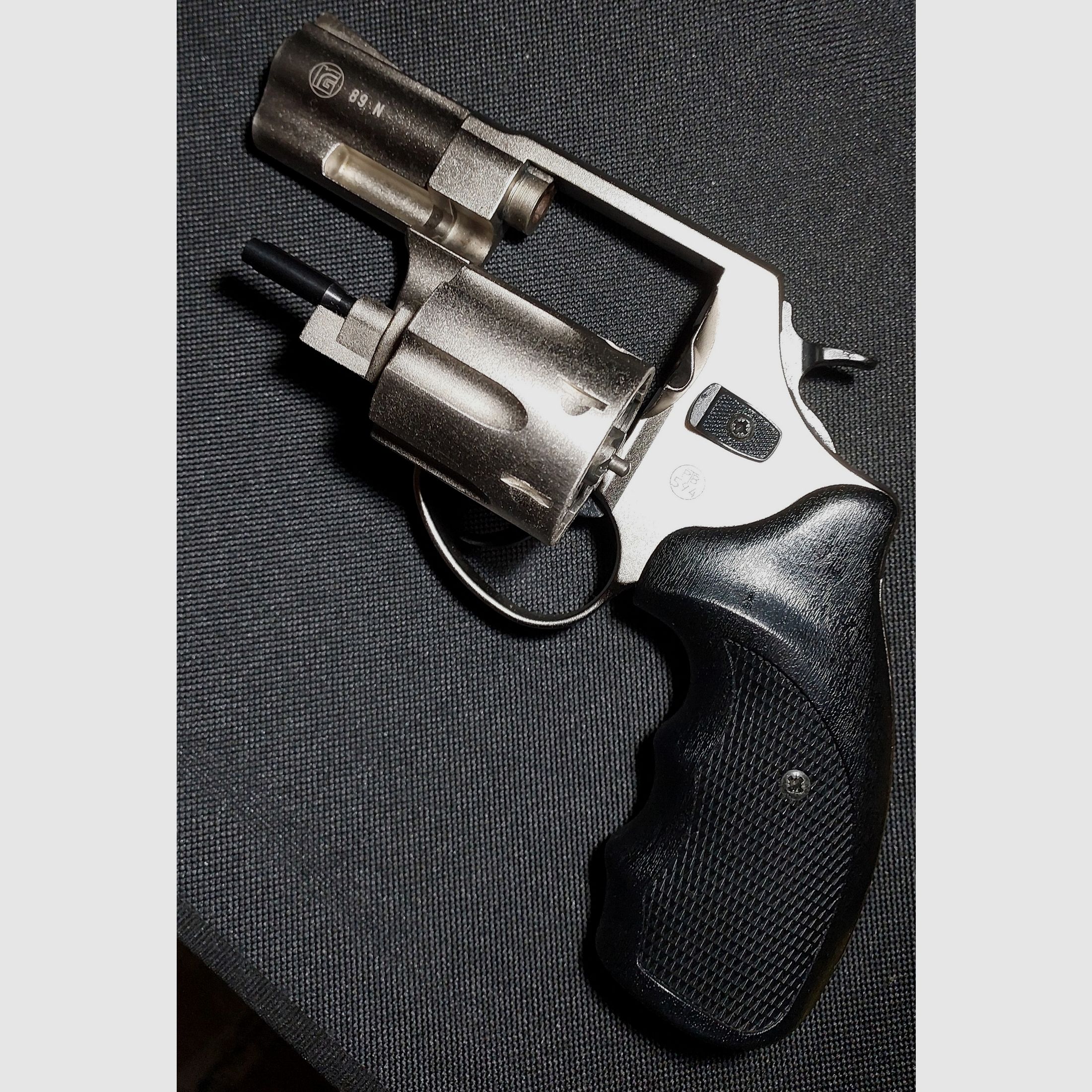 Röhm RG89 Schreckschuss Revolver vernickelt (PTB 594) RG 89 Nickel
