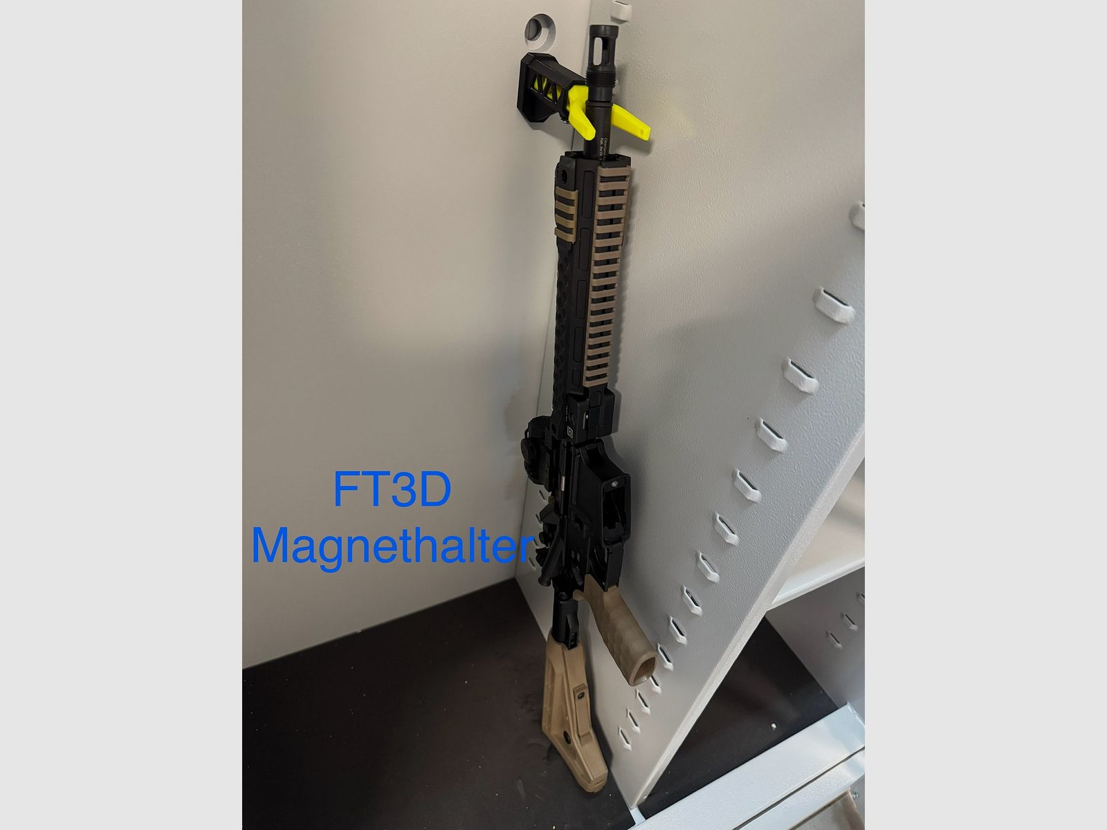 Magnetische geweerhouder – Verstelbaar | Zonder boren