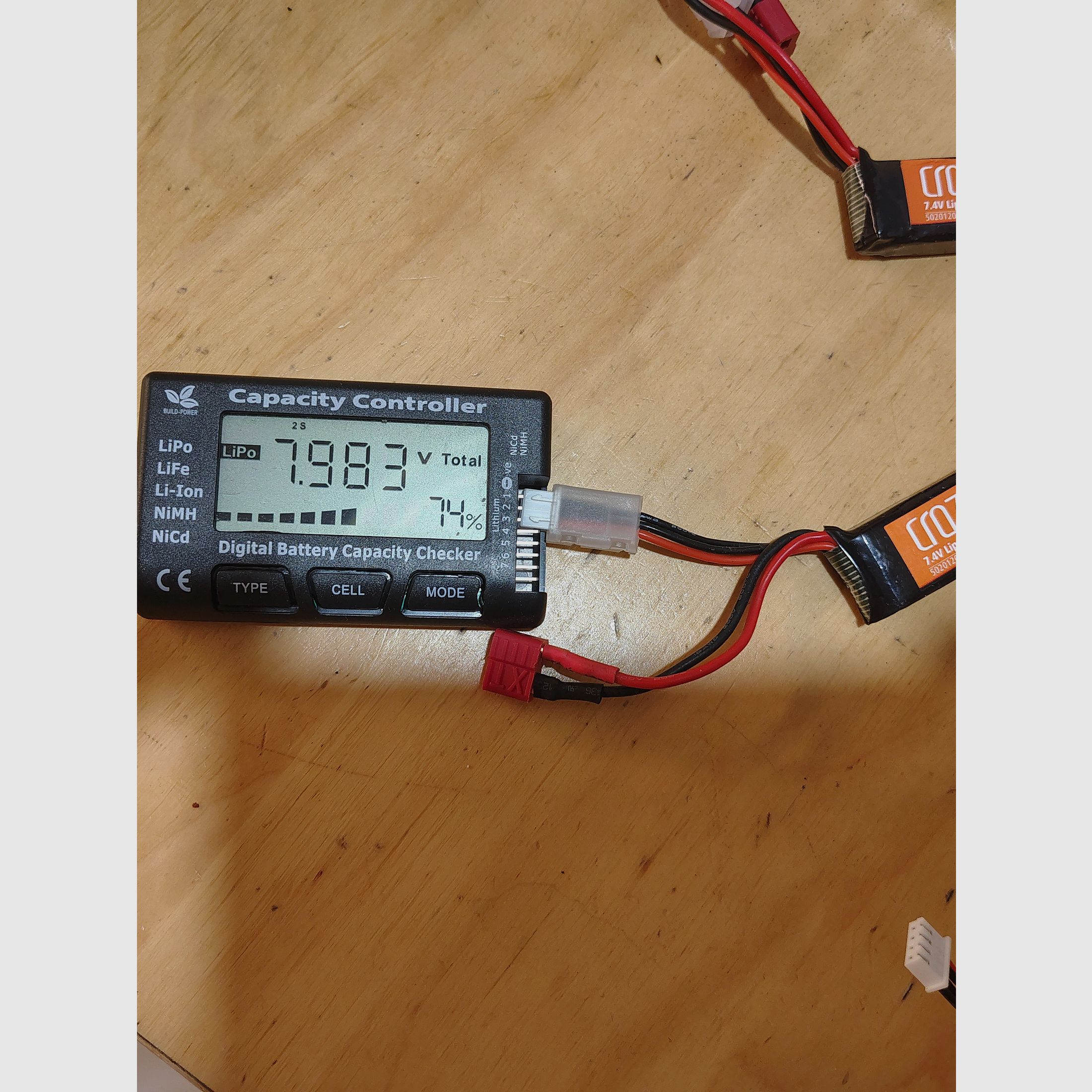 6x Airsoft LiPo Akku Set (11.1V & 7.4V) – Geprüft per Tester + LiPo Guard Tasche