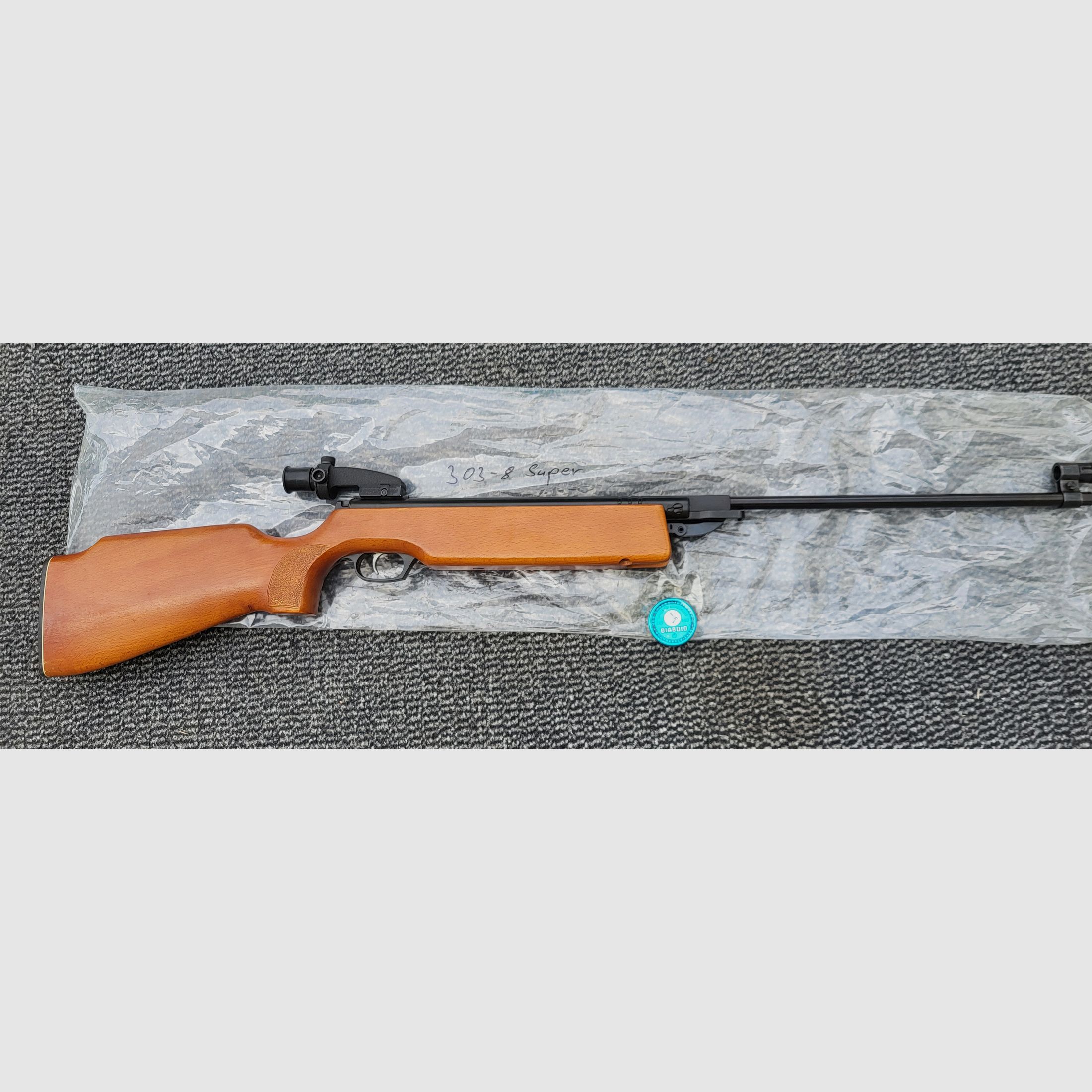 DDR Luftgewehr,Haenel 303 Super mit Diopter 