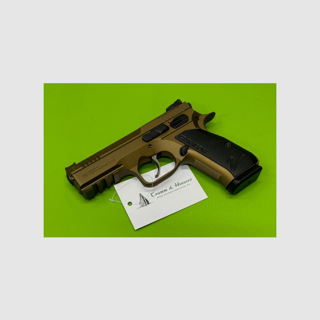 CZ Shadow 2 Compact 9mm Luger - halbautomatische Pistole - Cerakote® Burnt Bronze