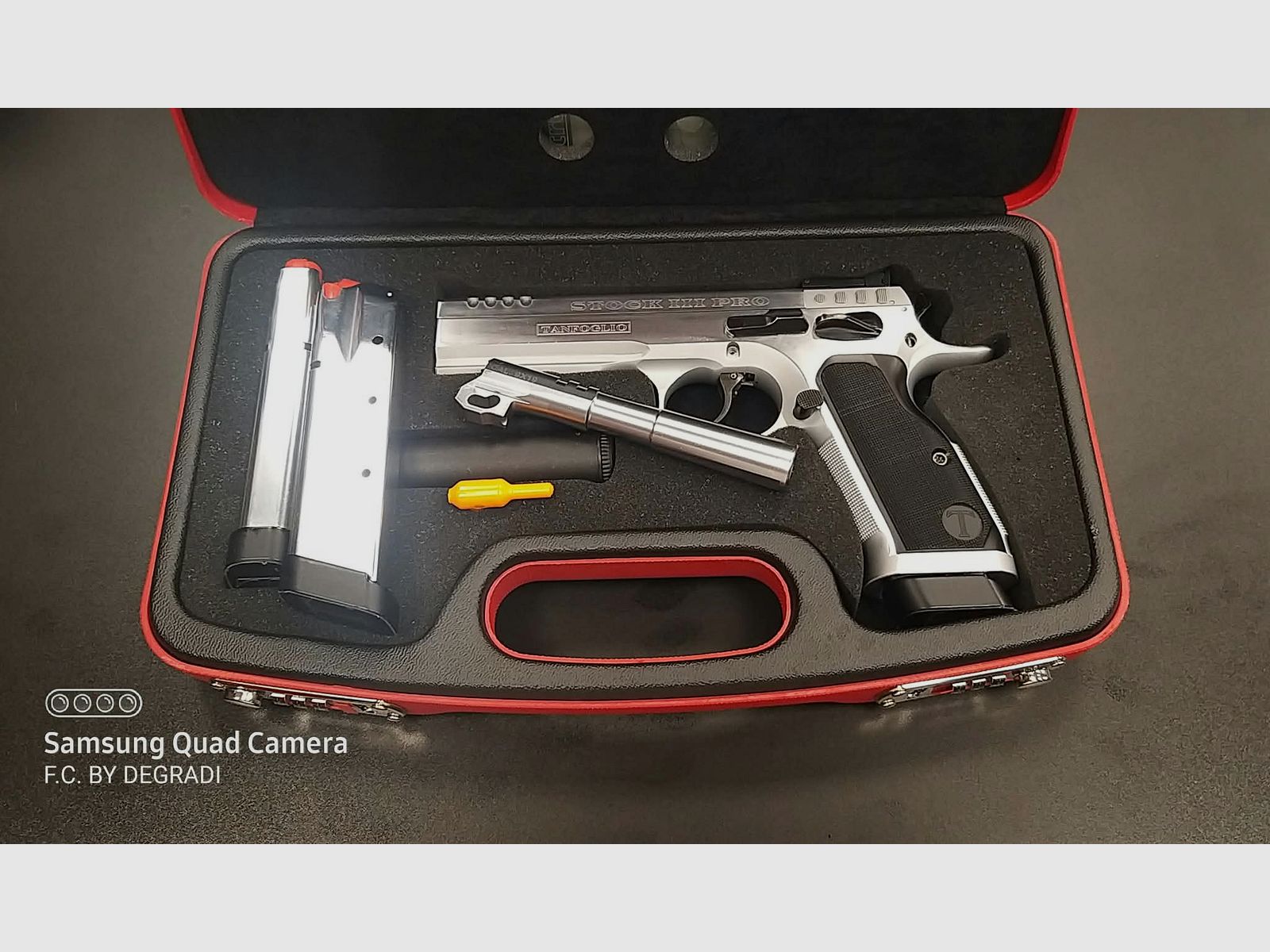 TANFOGLIO STOCK III PRO CALIBRE 9X21 CON CAÑÓN ORIGINAL 9X19, imagen 1 de 4